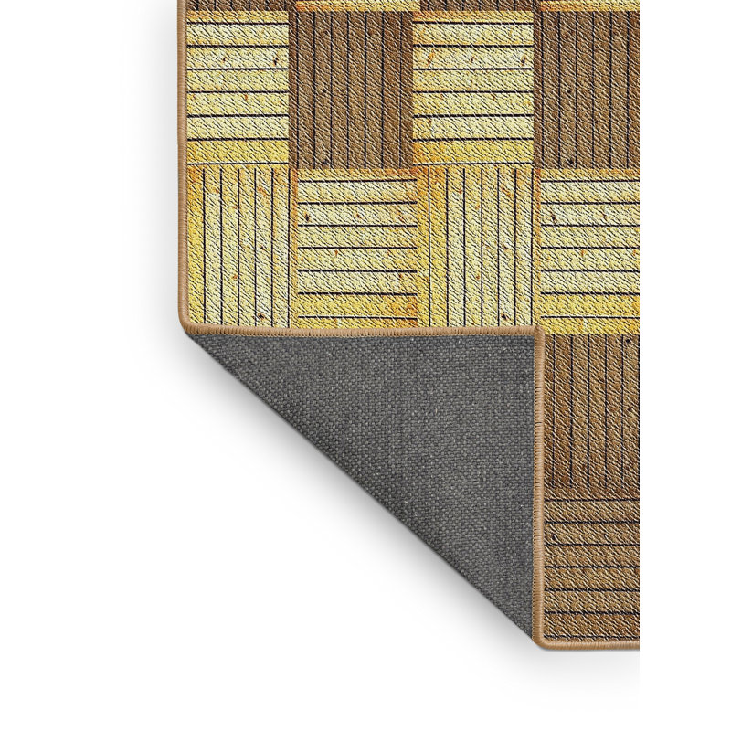 Abstract Indoor Rug, Rectangle 5' x 7'