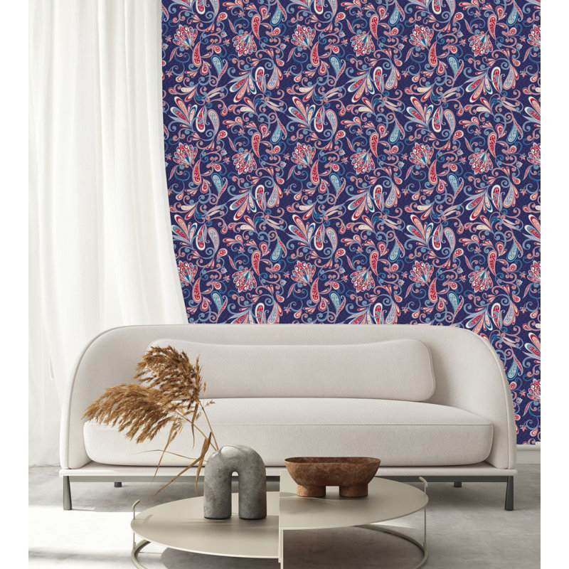 Panneau de papier peint adhésif lisse L 10,4 pi x l 25 po Crag