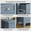 Commode 6 tiroirs Coastal Blue