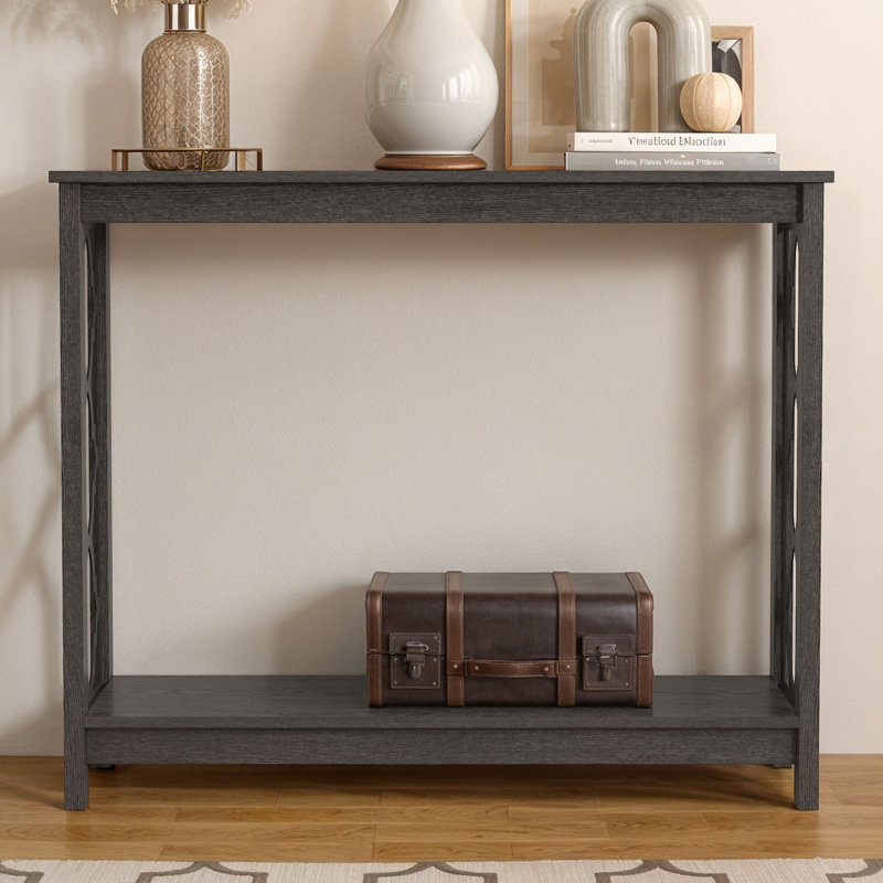 Console 38,1 po Chessani, Chêne gris foncé