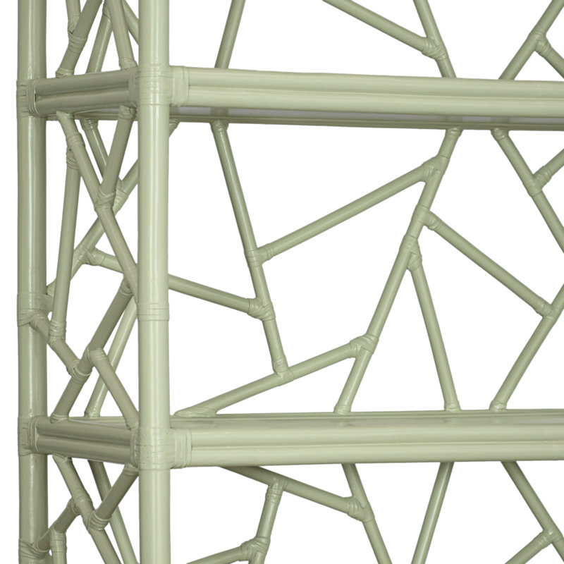 Étagère à livres H 72 "x l 36" Tiffany, Céleri vert