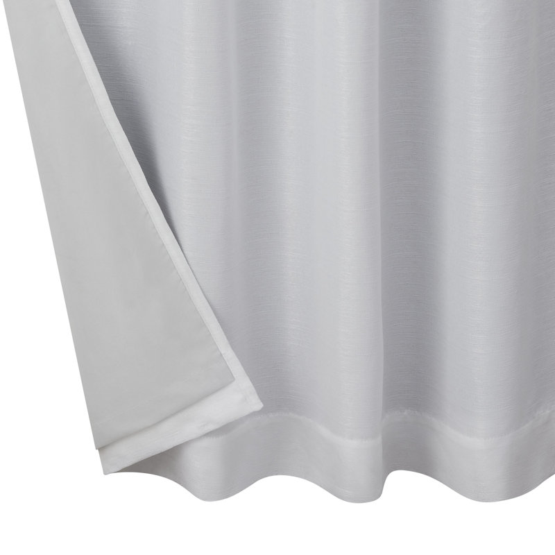 Blackout Curtain, 38'' W x 84'' L, Off White/Gray