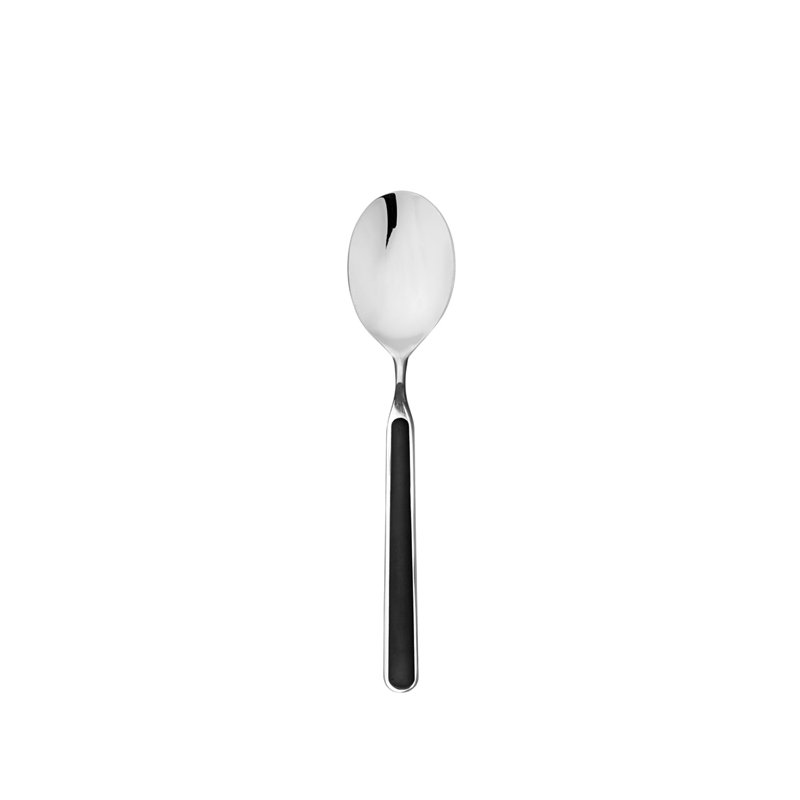 Ensemble de couverts en acier inoxydable Fantasia, 20 pièces, service pour 4, Noir, noir, noir, noir