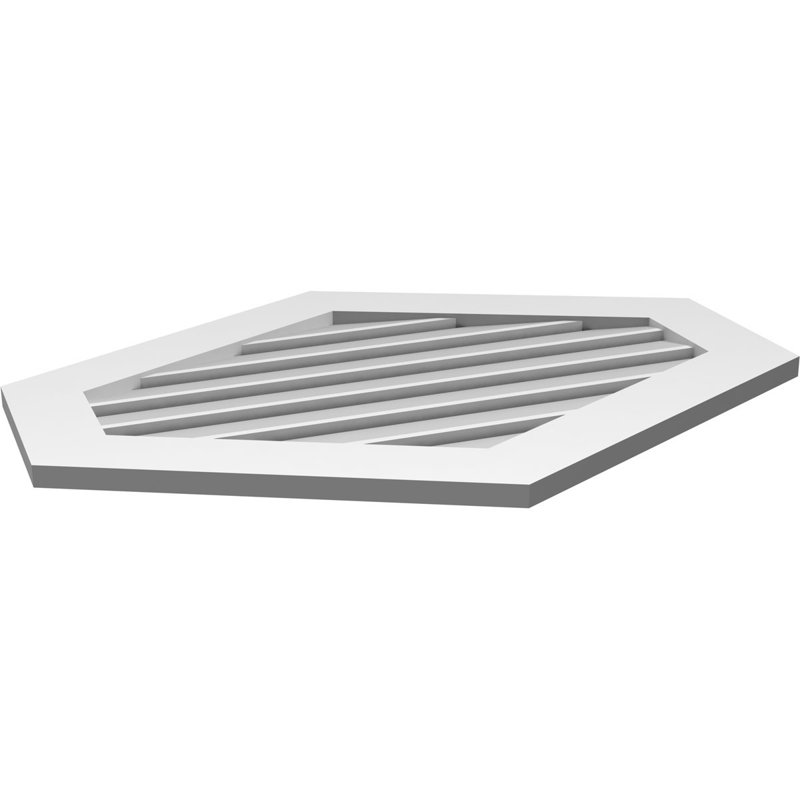 Pente verticale verticale en uréthane 6 pi, 28" H x 36" W x 1" D