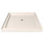Cabine de douche à charnière carrée Aqua Fold sans cadre avec base incluse-132212256-132212258