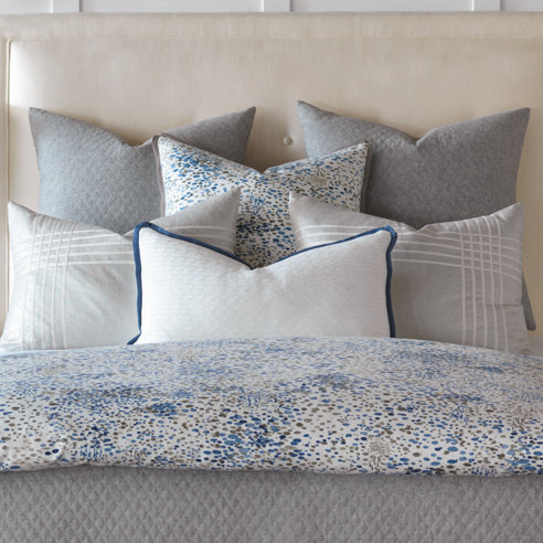 Marvel Square Pillow Cover & Insert, Sapphire