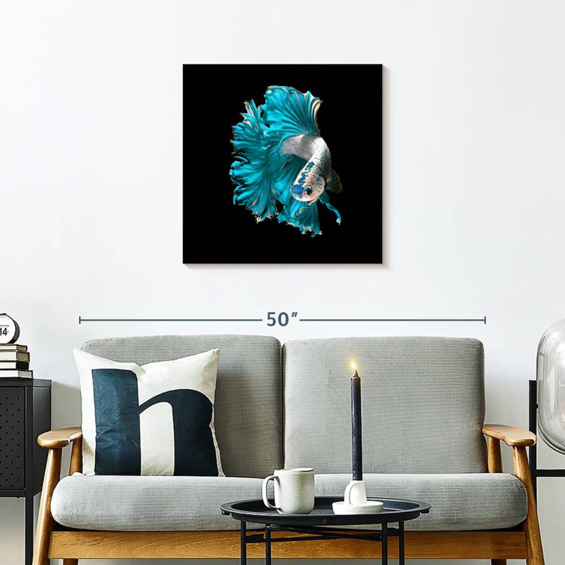 Brampt Plush Fighter Fish, 24" H x 24" W