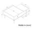 Jad Solid Coffee Table