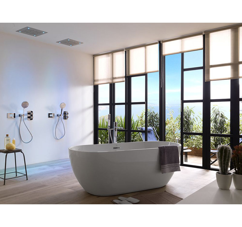 Lounge 66.94'' L Freestanding Soaking Bathtub
