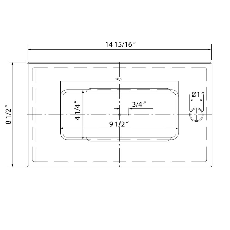 Culinario Rohl Grating Kit For 16" I.D. Stainless Steel Sinks