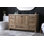 Ensemble de meuble-lavabo simple 60 po avec plateau en marbre Soma