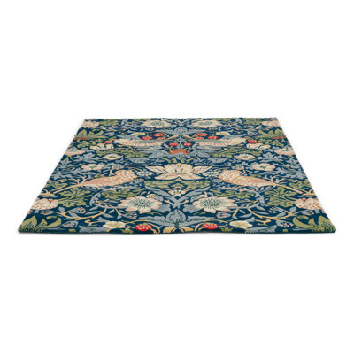 Handmade Wool Floral Area Rug