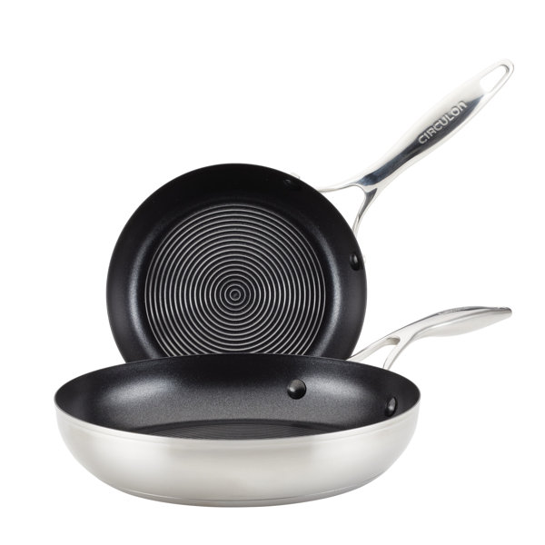 https://assets.wfcdn.com/im/64486868/resize-h600-w600%5Ecompr-r85/1457/145760428/Circulon+Stainless+Steel+Frying+Pan+Set+with+SteelShield+Hybrid+Stainless+Nonstick%2C+2-piece.jpg
