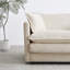 Fauteuil en chenille beige 4 - Élégant et relaxant avec fabrication d'accoudoirs et sièges confortables