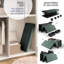 Banc repose-pieds en velours avec rangement amovible Nestl-132127320-132127323