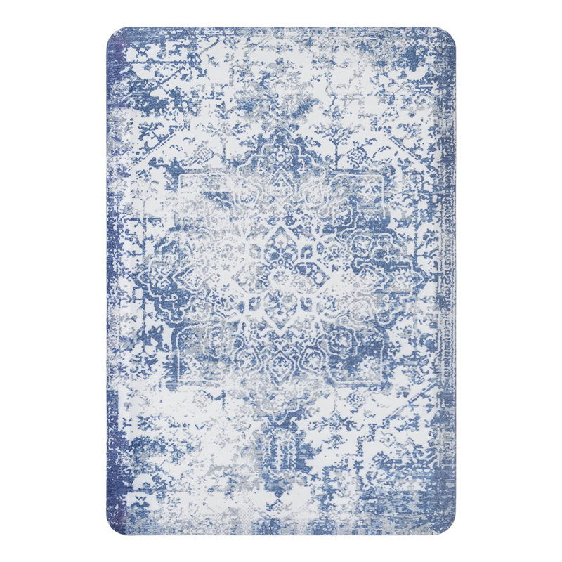 Tapis anti-fatigue Ranson, Rectangle 2 pi x 3 pi, Bleu