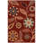 Adderley Floral Merlot Area Rug-621920635