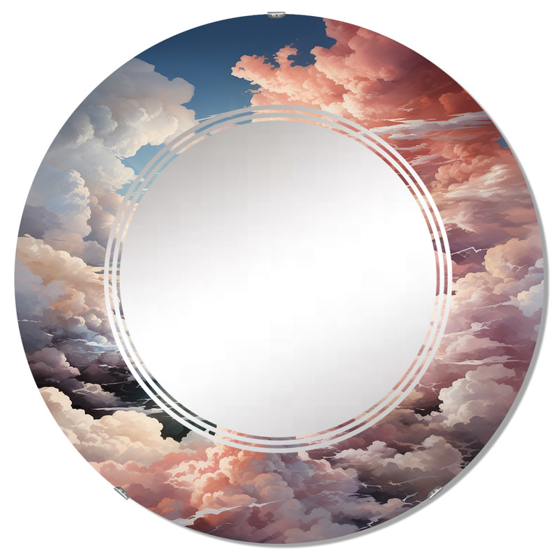Jeovan Circle Wall Mirror, 32" x 32"