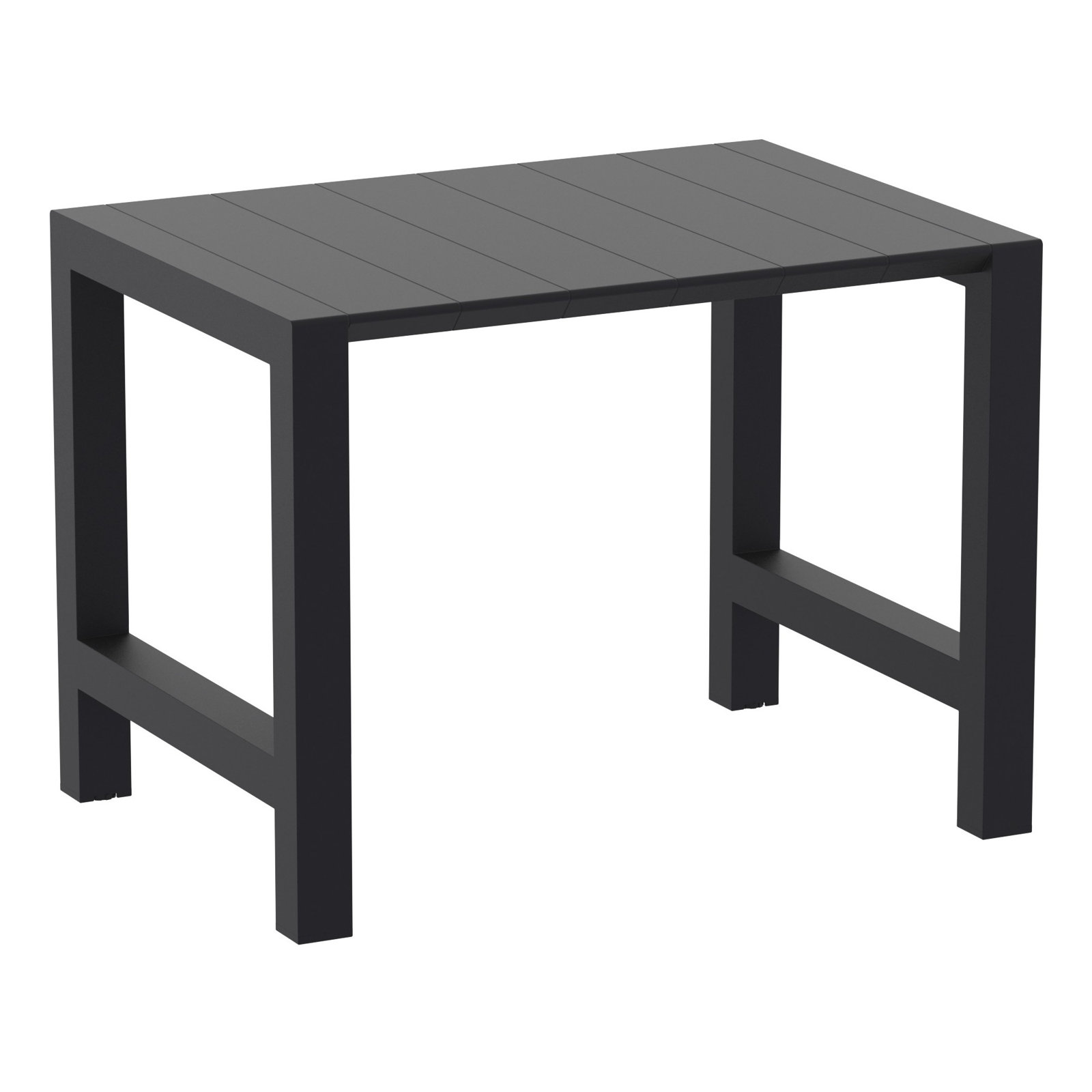 Farrah 4 - Person 39'' Long Bar Height Dining Set, Black