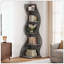 Bibliothèque de luxe 69,8 po avec cadre en métal robuste, mobilier haut de gamme haut de gamme-1351653680-1382754319