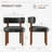 PU Leather Upholstered Solid Wood Dining Chair Side Chair-916460504