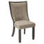 Chaise d'appoint Krout en brun
