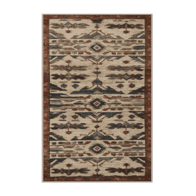 Machine Washable Turkish Brown Area Rug