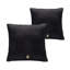 RAÍCES Decorative Throw Pillows Limited-Edition Black Upholstery by ANDEAN, Set of 2-1926261256
