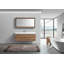 Meuble-lavabo simple mural de 59 po avec plateau en acrylique renforcé Hanania-1991152516