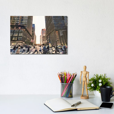 Crossing Paths by Heather Offord - Wrapped Canvas Print