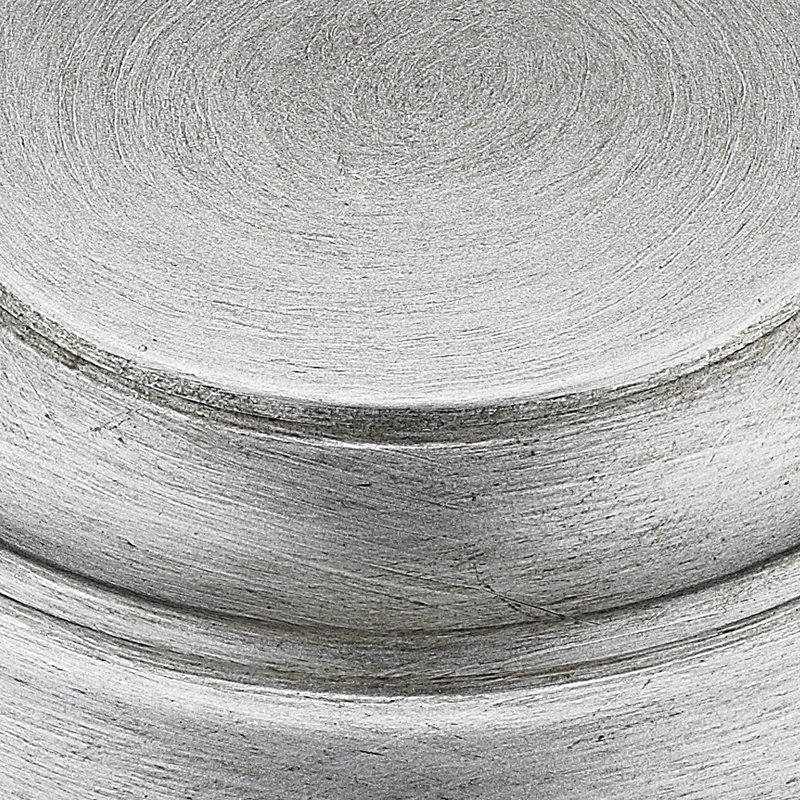 Ciara 9-Light Semi Flush Light in Peruvian Silver with Hammered Water Glass, Light Brown
