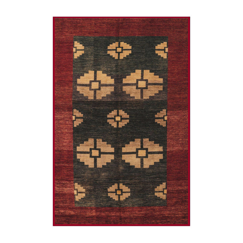 Abstract Indoor Rug, Rectangle 4' x 6'