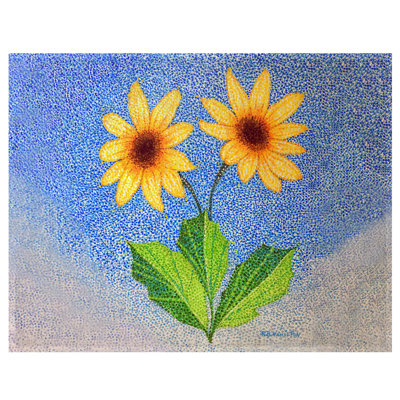 Ensemble de 4 napperons Dune Sunflowers