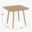Louise Mid Century Modern Faux Wood Dining Table-119696847