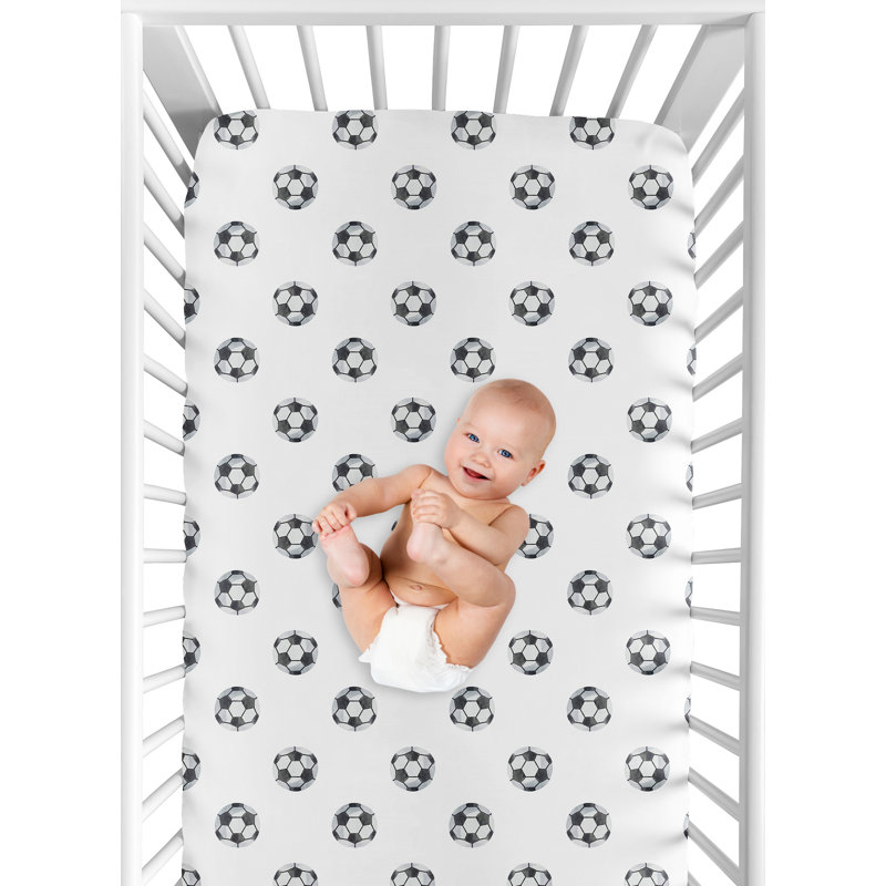 Drap-housse pour ballons de soccer à thème aquarelle par Sweet Jojo Designs