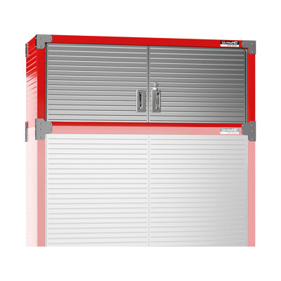 Armoire supérieure empilable à double porte Seville Classics UltraHD, l 48 po x P 18 po x H 18,5 po