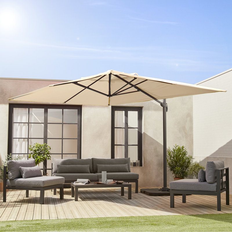 Camilya 380cm Cantilever Parasol, Beige