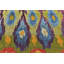 Tapis bleu intérieur / extérieur Newt Ikat-78635189