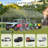 12' X 24' Heavy Duty Carport With Roll-up Windows & Removable Sidewalls -  All-season Shelter For Vehicles, Gray-121870062