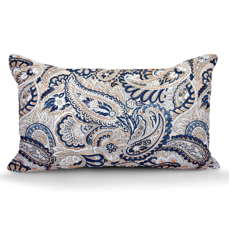 Housse et insert de coussin rectangulaire en polyester pour l'intérieur et l'extérieur