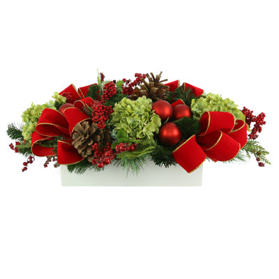 Johane Polysilk Hydrangea Arrangement