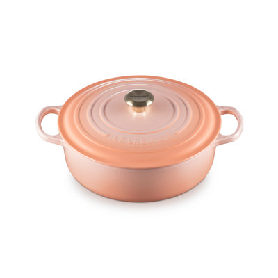 Le Creuset Enameled Cast Iron Signature Round Wide Dutch Oven, 6.75 Qt.