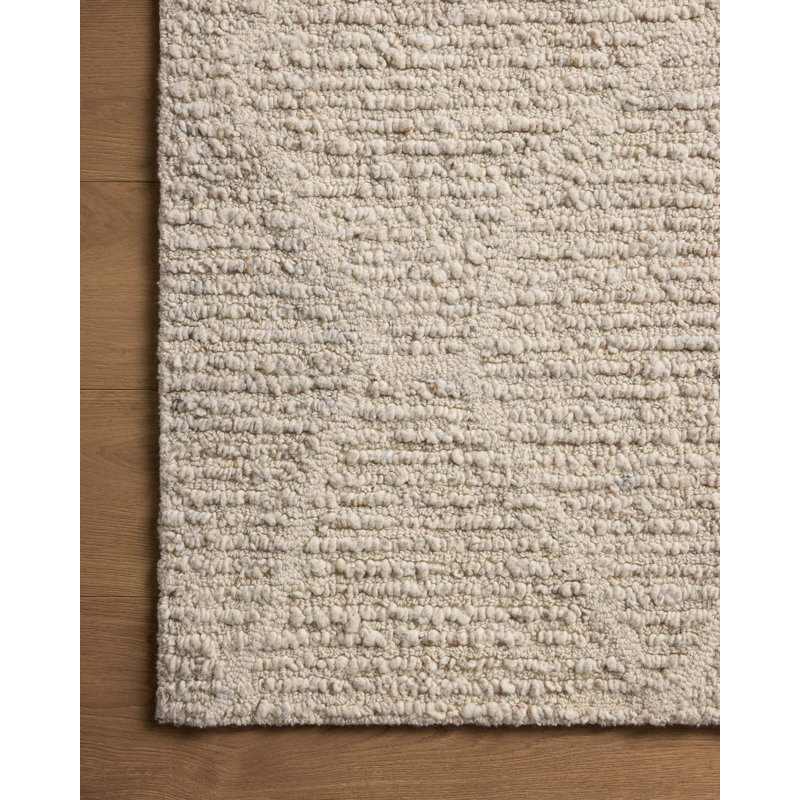 Oatmeal Hand-Tufted Wool 2x4 Rectangular Rug