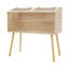 Cage pour hamster, petit animal de compagnie, en bois et acrylique, avec ventilation latérale, idéale pour les poussins de hamster, les canards, les perroquets et les lézards.