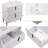 2-Drawers 30" Bathroom Vanity With Ceramic Sink-1354833095