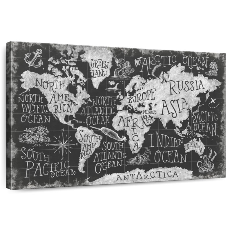 Keiri Mythical Map I, 20" H x 30" W