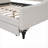 Full Size Pine Wood Linen Upholstered Daybed with 2 Storage Drawers, Beige - No Box Spring Needed