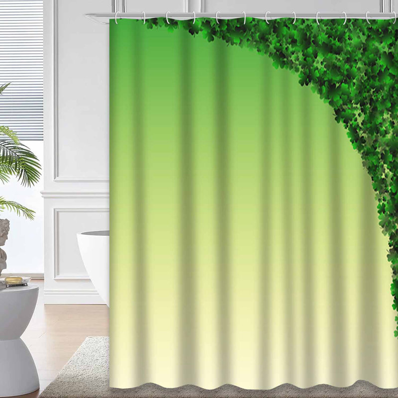 Rideau de douche Clover Leaf, L 72 po x l 78 po