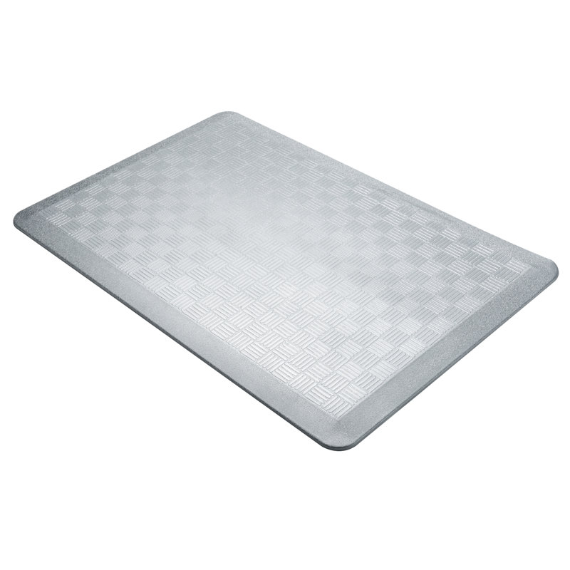 Tapis anti-fatigue panier tissé Chadwick, Gris foncé