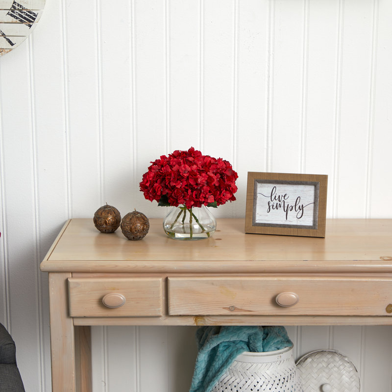 Hydrangea Arrangement in Vase